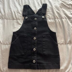 OshKosh B'gosh Black Denim Overall Dress